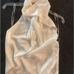 Size M white halter top